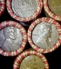 Wheat Penny Rolls Unsearched From Bucket To Rolls See Details