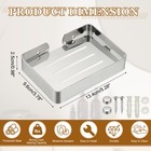 Stainless Steel Bar Soap Holder Dish For Bathroom bright Silver 5 28 x3 78  