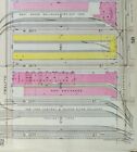 1916 Chelsea Waterfront Manhattan New York City Land Map Hudson River Wharves Ny