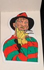 Vintage Freddy Krueger Prism Vending Machine Horror Sticker
