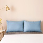 2 Pillowcases Egyptian Comfort 1800 Count Queen King Size Ultra Soft Pillowcases