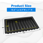 10row Casino Backjack Poker Table Dealer Chip Tray holder  Holds 500 Poker Chips