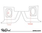 Retro Manufacturing Kick Panels With Premium Speakers Kpm216476-463