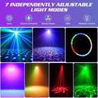 7in1 Dj Party Lights W stand Rgbw Uv Laser Party Stage Lighting System Dmx  bag