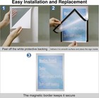 10pcs Magnetic Poster Holder Self-adhesive Back 11 x8 5   magnetic Framed Sign