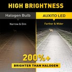 Auxito Led Fog Light Bulb H8 H16 H11 Fog Light Bulb White 6500k High Power Lamps