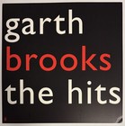 Garth Brooks The Hits 12x12 Record Store Promo Poster Flat 2sided 1994 Liberty