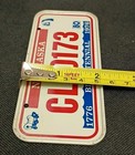 Vintage 1976 Nebraska Bicentennial Mini Decorative  Novelty Lic  Plate  4    X 2 