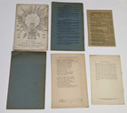 Wwi Propaganda Pamphlet Lot 6 Bryce Report Balfour Raleigh 1915-1918 Folding Map