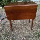 Vintage Side Table Drop Leaf