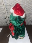 Dan Dee 2002 Very Rare Animated Dancing Guitar Christmas Frog Singing Plush