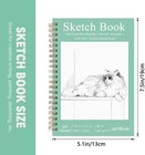 7 5 X 5 1 Inch Mini Hardcover Sketchbook Set  2-pc  Spiral Bound  50