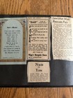 Scrapbook Of Poems  Verses   Articles From Newspapers   Magazines 1910-1951