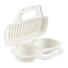 Microwave Egg Poacher 2 Cavity Bpa Free Cooker