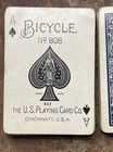 Antique C1902 Us8d Bicycle Rider Back Playing Cards  52 52 No Box No Joker