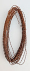 Lot Of 11 Rusty Tin Twisted Wire Rolls Coils 33  Each  Primitive Craft Floral