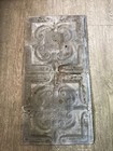 Vintage Ceiling Tin For Crafts Patch Work Home Decor 24x11 