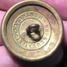 Canadian National Railways Brass Uniform Button Large 1  Scully - Scarce