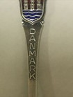 Danmark Denmark Enamel Vintage Souvenir Spoon Collectible