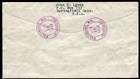 Bermuda  23570   Reg  First Flight Cover postmark cancels 1938