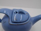 Vintage Hall Teapot Light Blue   Gold Gilt Atomic Shaped  0749 6 Cup