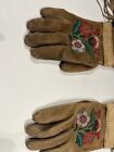 Used Sioux Indian Beaded Decorative Gloves