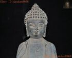 Old Chinese Ancient Buddhism Bronze Sakyamuni Shakyamuni Tathagata Buddha Statue