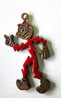Vintage 1949 Reddy Kilowatt Electric Co Enamel Pendant  Charm 2 Available