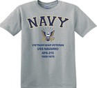 Uss Okanogan  Apa-220  vietnam War eagle  t-shirt  Officially Licensed