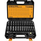 30-piece 1 2  Drive Deep Impact Socket Set - Sae   Metric  Extensions  Ratchet 