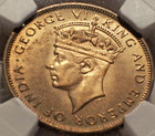 British Honduras  1945 George Vi Cent  Ngc Ms 65 Rb  130 000 Mintage 