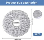 8 Pcs Wiping Cloths Replacement Parts For Ecovacs Deebot X2 t20 t20e t30    