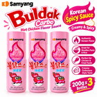 Samyang Buldak Carbonara Sauce 200g X 3 Pack Spicy Cream Hot Chicken Korean
