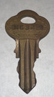 Vintage Chicago Lock Co Brass Key  nc322 Old Bulk Peanut Gumball Vending Machine