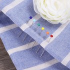  500 Pcs Bead Needle Head Straight Pin Sewing Pins For Jewelry Making