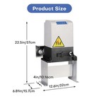 Roomark 4400lbs Automatic Sliding Gate Door Opener With App Control   4 Remotes