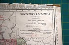 Pennsylvania Railroad Antique Original Vintage 1907 Rand Mcnally World Atlas Map
