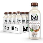 Bai Molokai Coconut Antioxidant Infused Water  Vitamin C  18 Fl Oz  12-pack