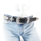 Bruce Springsteen Born In The Usa Western Studded Leather Belt Size 33 To 36