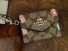 Coach Party Animals Sml Card Case Wallet Mirror Wrist Lanyard   Ext  Slip Pocket