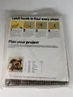 Vintage 1979 Columbia Minerva Latch A Rug Pattern Mushrooms 34  X 34  Nip