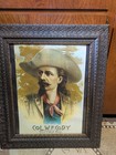 Col w f  Cody Buffalo Bill Pic  9 Framed 23x27  Very Old Frame 