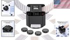 Automatic Card Shuffler Dealer 2-in-1 Black 12 Player Rechargeable Poker Game