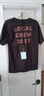 Eric Clapton Local Crew T-shirt  medium  And Aaa Backstage Pass 2017 - Nyc
