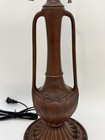 Antique Pittsburgh Miller Slag Glass Art Nouveau Lamp Base