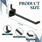 200 Pack 4 Inch Plastic Pegboard Hooks Peg Board Shelving Hooks Pegboard Lock   