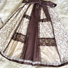 Vintage 70s Carefree Fashions Patchwork Skirt Floral Boho Hippie Prairie Calico