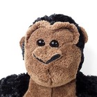 Gorilla Monkey Plush 15  Stuffed Animal Black Brown Jungle First   Main