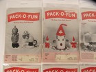 Vintage  pack-o-fun  Scrap-craft Magazine 7 1961 Issues Halloween xmas thanksgiv
