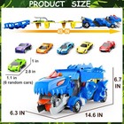 Dinosaur Truck Toy With 6 Cars - Fun Play Set For Kids 3-5 Years